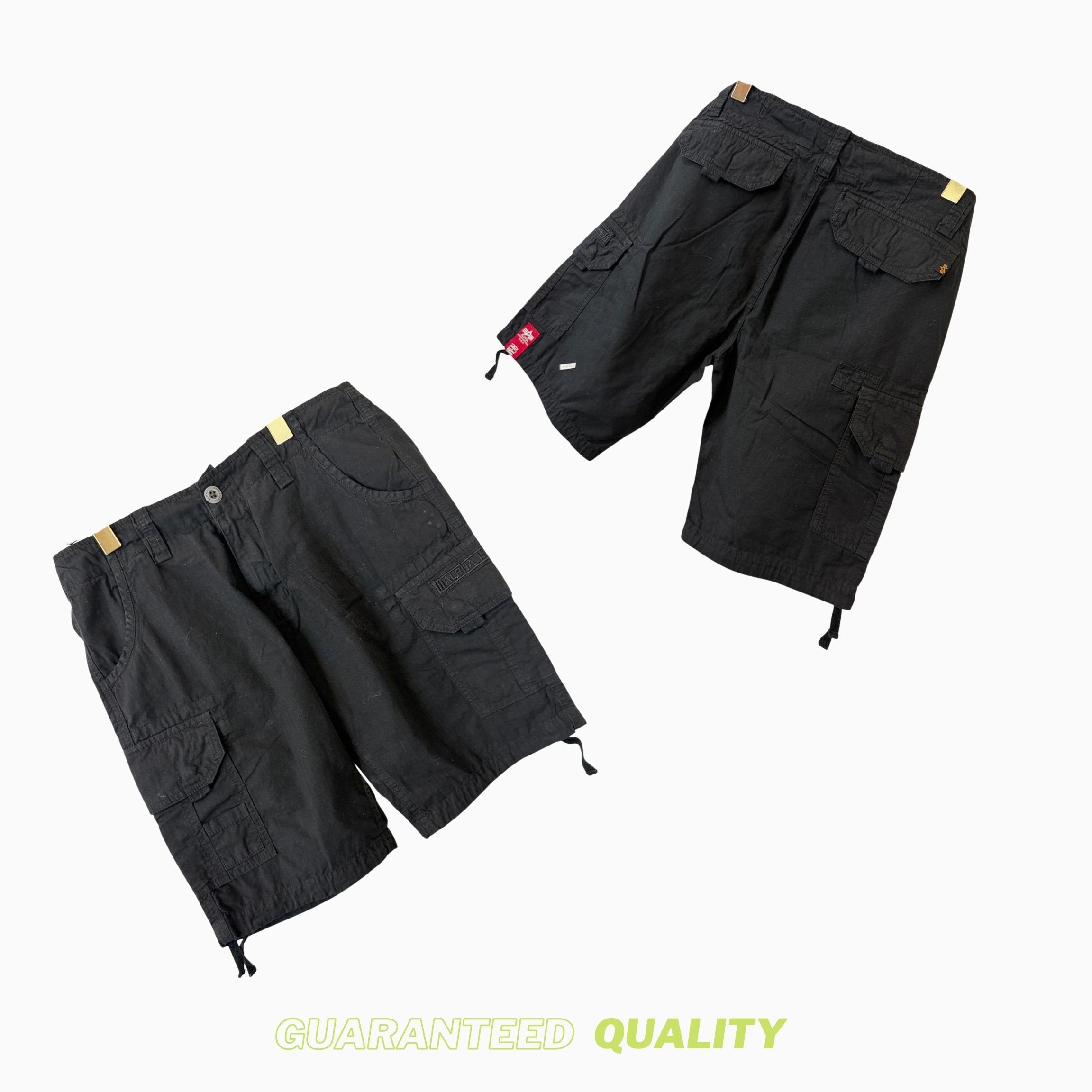3EEEZ Active Utility Cargo Shorts - Stealth Black